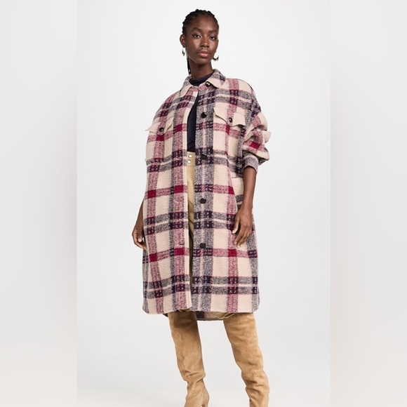 NWT Isabel Marant Fontizi coat in SOLD OUT color. No smoking/no pets household. - Picture 1 of 10